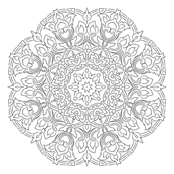 Mandala, élément décoratif vintage — Image vectorielle