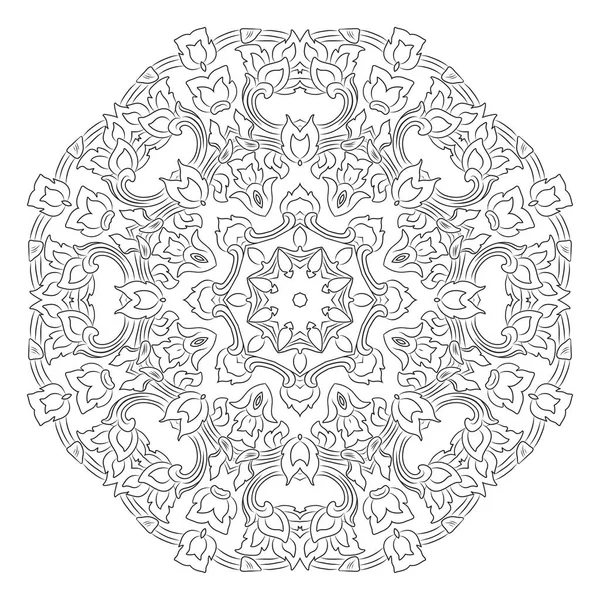 Mandala, vintage decoratieve element — Stockvector