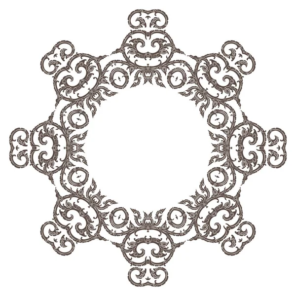 Mandala, винтажный декоративный элемент — стоковый вектор