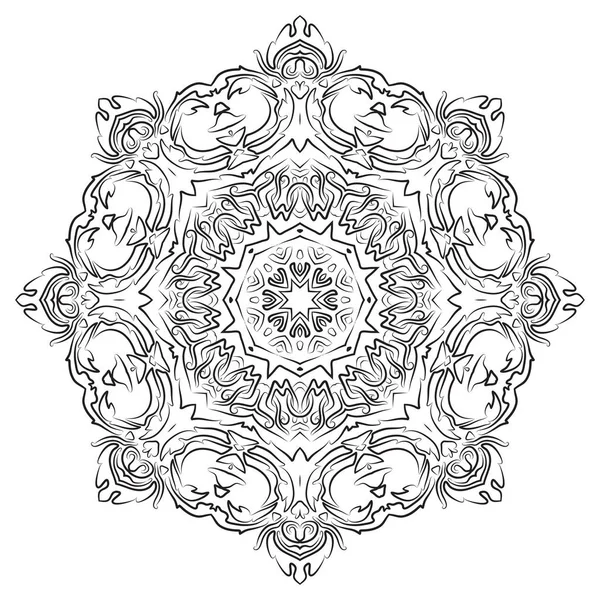 Mandala, elemento decorativo vintage — Vector de stock