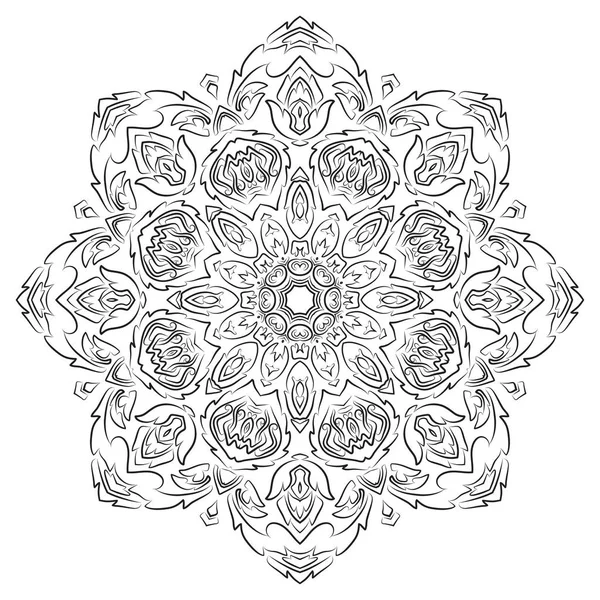 Mandala, винтажный декоративный элемент — стоковый вектор