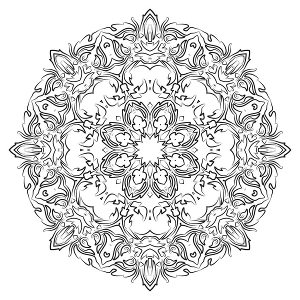 Mandala, Vintage dekoratives Element — Stockvektor