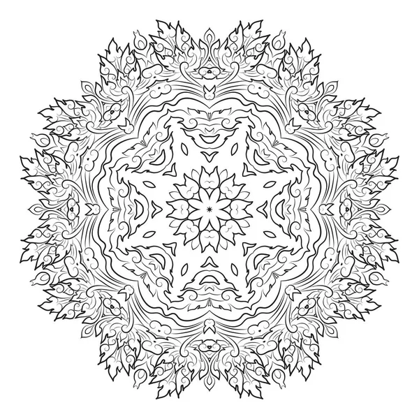 Mandala, Vintage dekoratives Element — Stockvektor