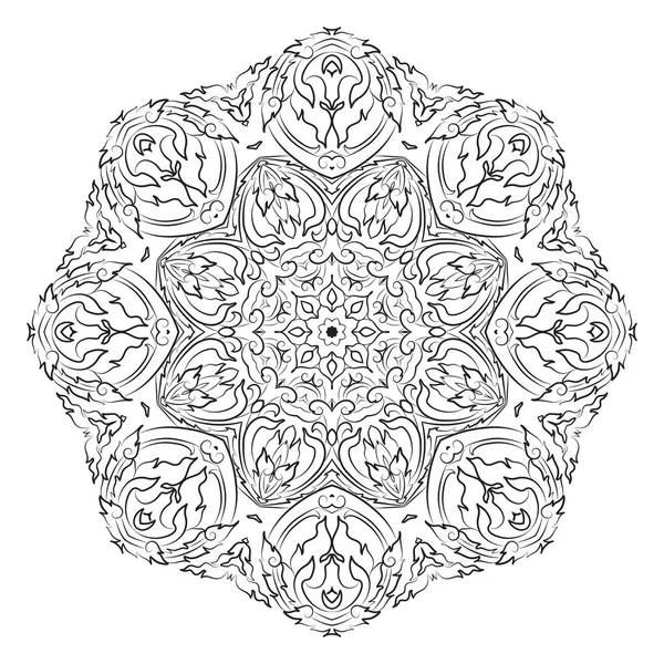 Mandala, vintage element dekoracyjny — Wektor stockowy