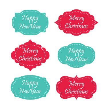 mutlu yeni yıl etiketleri