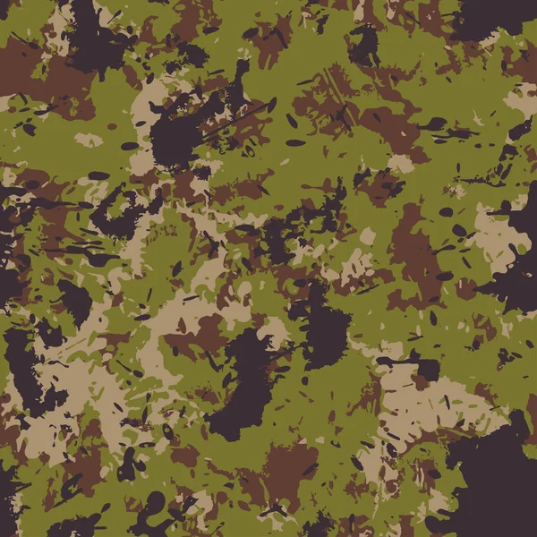 Padrão de camuflagem militar — Vetor de Stock