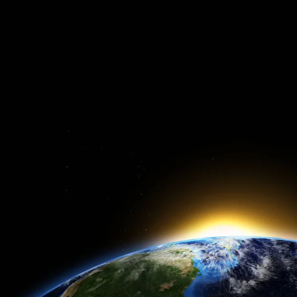 Gyönyörű föld az űrben — Stock Fotó