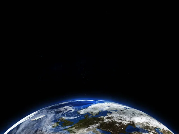 Beautiful earth in space — Stock Photo, Image