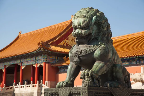 Κινεζική θεματοφύλακας λιοντάρι — Φωτογραφία Αρχείου