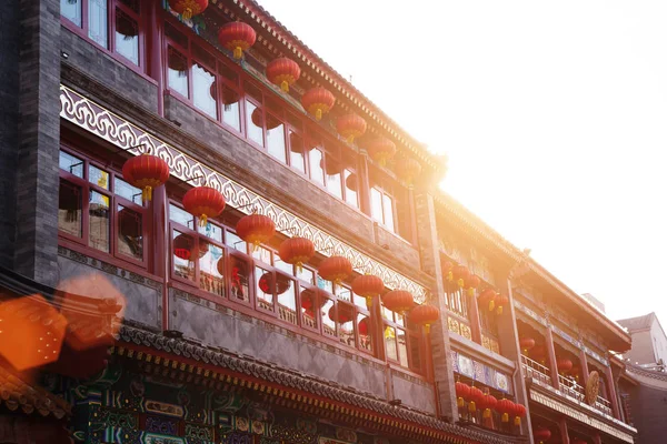 Chinese street in traditional old style — Stock Photo, Image