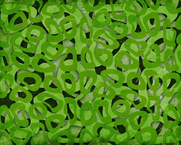 background in a green jungle style