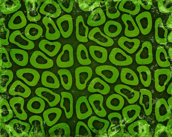 Hintergrund im grünen Dschungel-Stil — Stockfoto