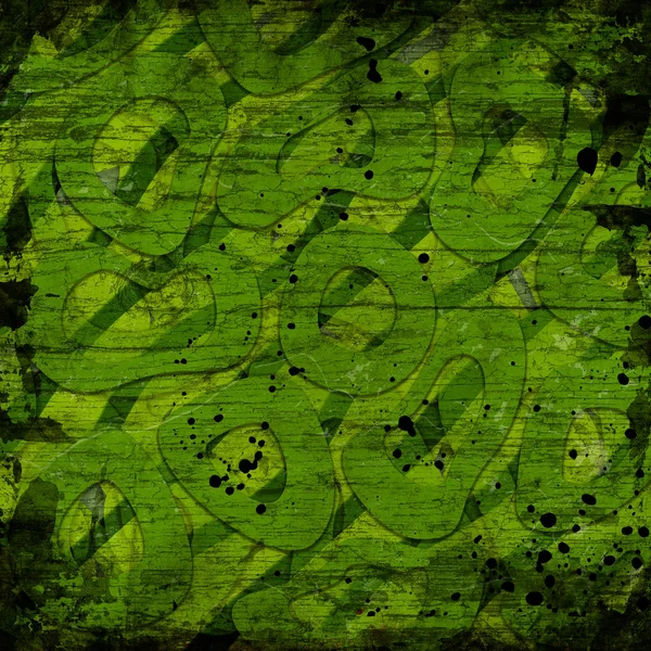 Hintergrund im grünen Dschungel-Stil — Stockfoto