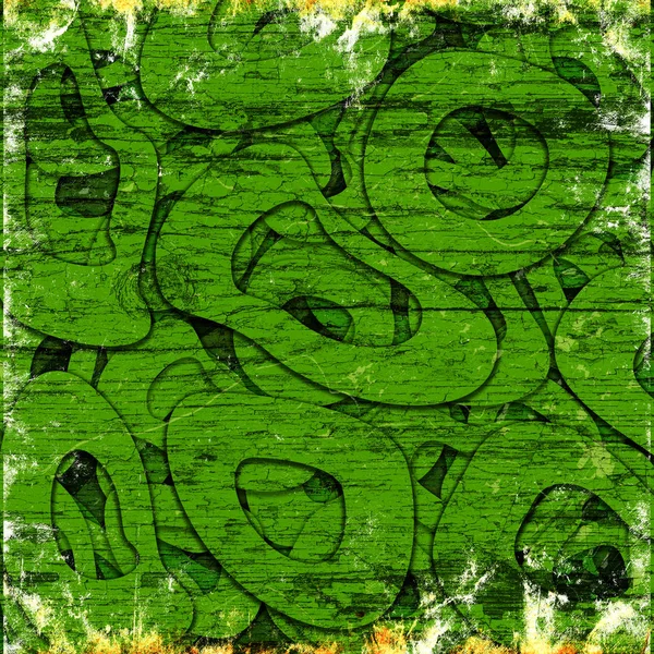 緑のジャングル スタイルの背景 — ストック写真