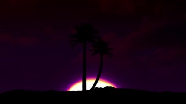 Güzel gündoğumu bulutlar