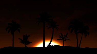 Güzel gündoğumu bulutlar