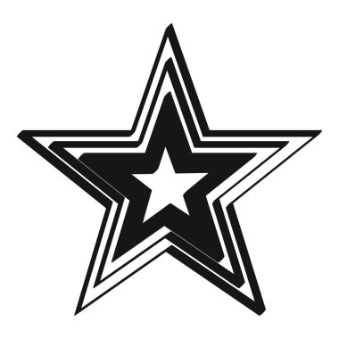 büyük siyah grunge yıldız çizim