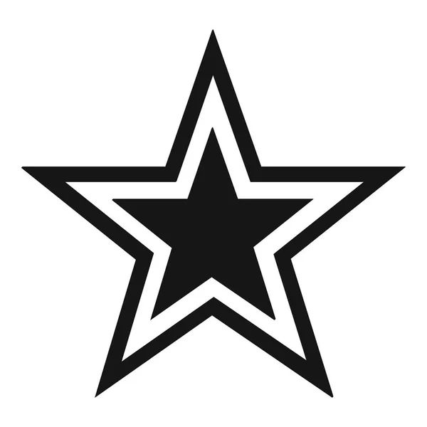 Ilustração de grande estrela grunge preto —  Vetores de Stock
