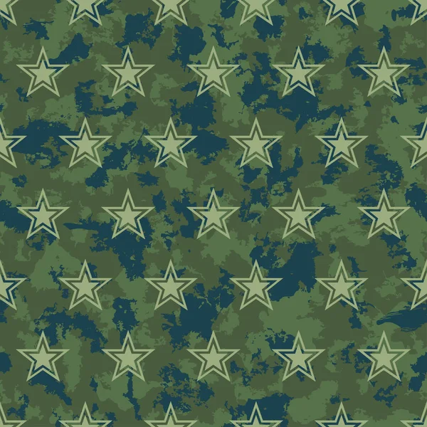 Grunge-militärisches Muster — Stockvektor