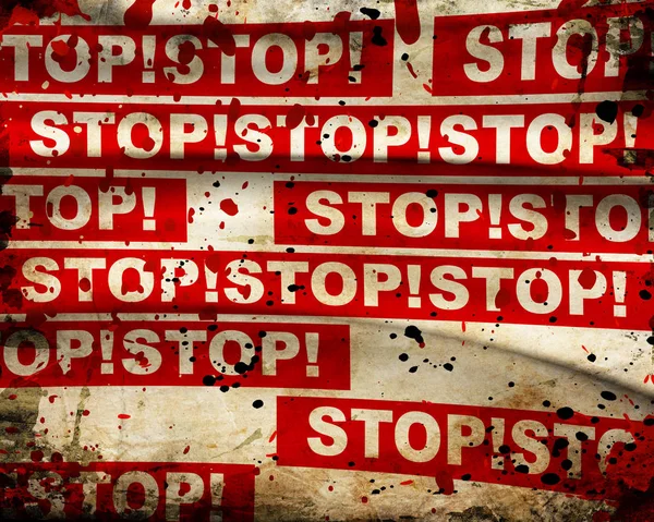 Red stop background — Stock Photo, Image