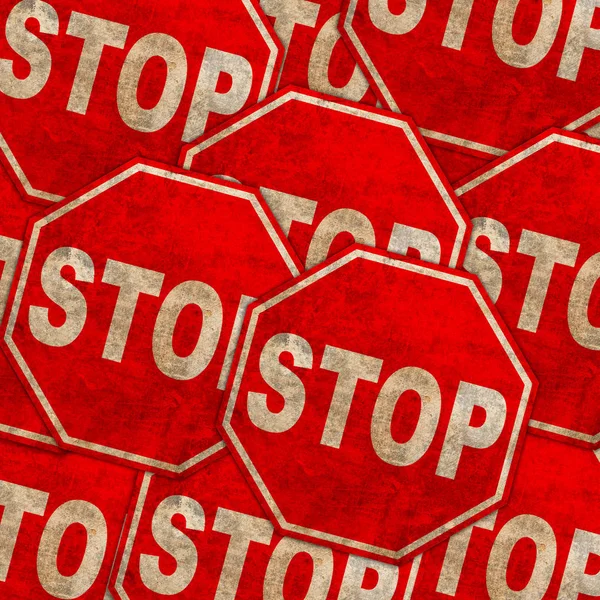 Red stop background — Stock Photo, Image