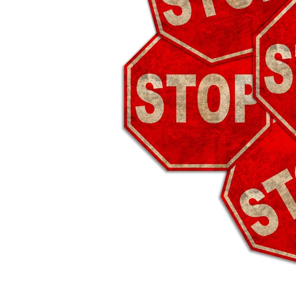 Red stop background — Stock Photo, Image