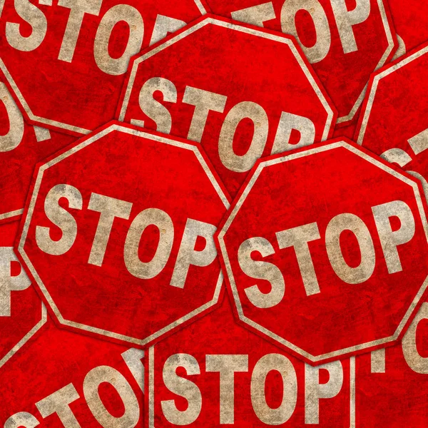 Red stop background — Stock Photo, Image