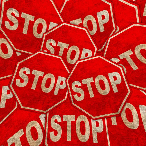 Red stop background — Stock Photo, Image