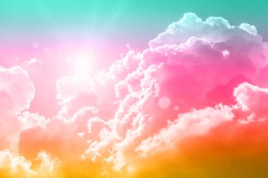 Güzel mavi gökyüzü 