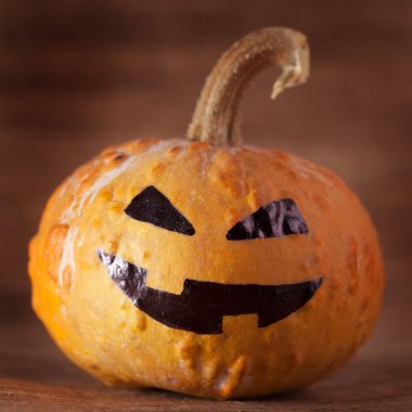 Halloween jack-o-lantern arka plan üzerinde