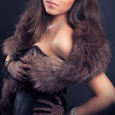 güzel genç retro kadın