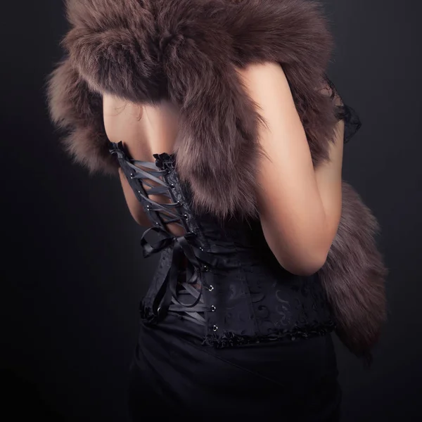 güzel genç retro kadın