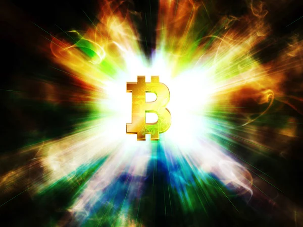 Bitcoin arka plan üzerinde