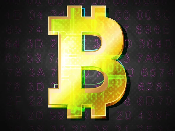 Bitcoin arka plan üzerinde