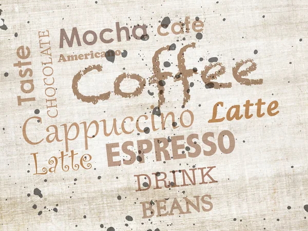Grão de café abstrato — Fotografia de Stock