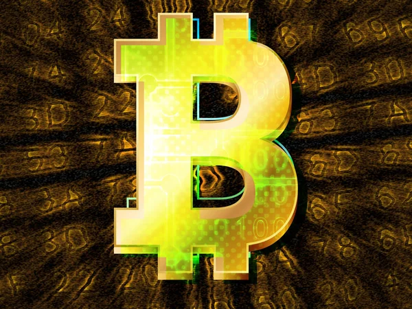 Bitcoin arka plan üzerinde