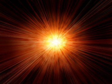 Soyut güneş patlaması arka plan