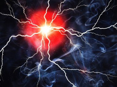 Yıldırım elektrik flaş