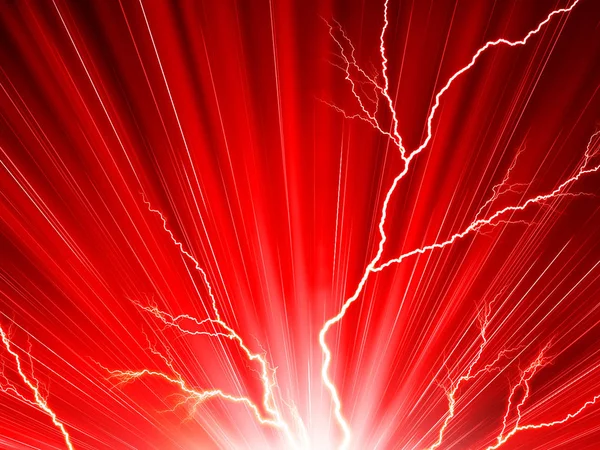 Flash elétrico de relâmpago — Fotografia de Stock