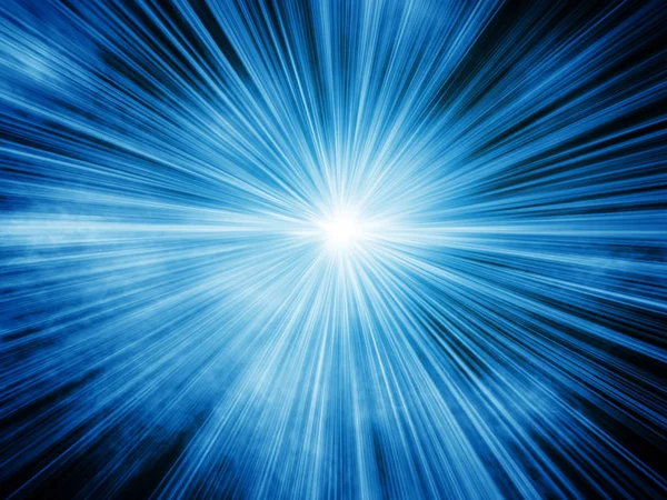 Azul luz explosão fundo — Fotografia de Stock