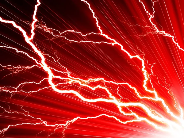 Electric flash of lightning — Stock Photo, Image
