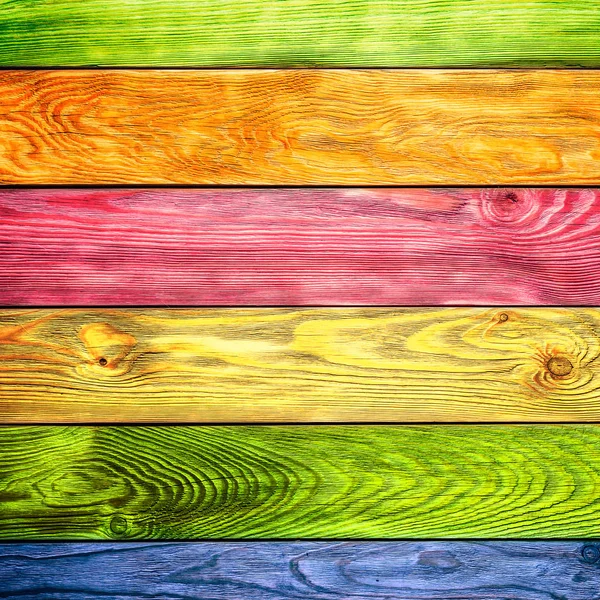 Bunte Holz Hintergrund — Stockfoto