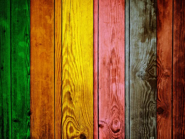 Fond en bois coloré — Photo