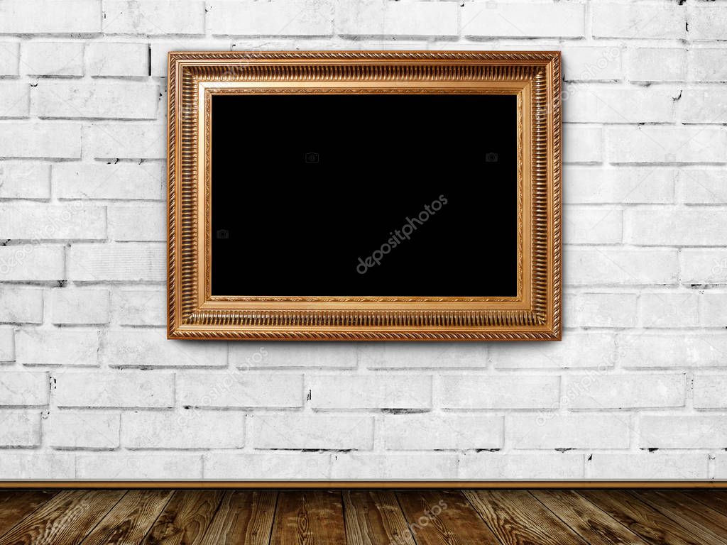 Empty frame in  room
