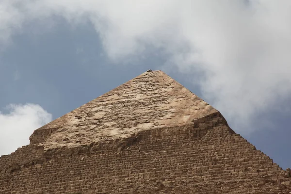 Ägypten Kairo Giza Allgemeine Ansicht Der Pyramiden — Stockfoto