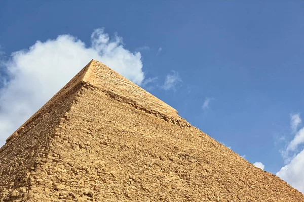 Ägypten Kairo Giza Allgemeine Ansicht Der Pyramiden — Stockfoto