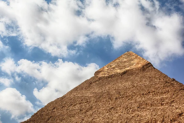 Egipto Cairo Giza Vista General Las Pirámides — Foto de Stock