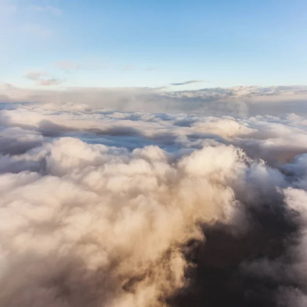 Schöne Blaue Himmel Hintergrund Mit Wolken — Stockfoto