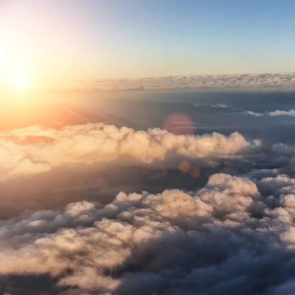 Hermoso Fondo Azul Cielo Con Nubes —  Fotos de Stock