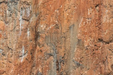 Kahverengi taş doku arka görünümü kapatmak 